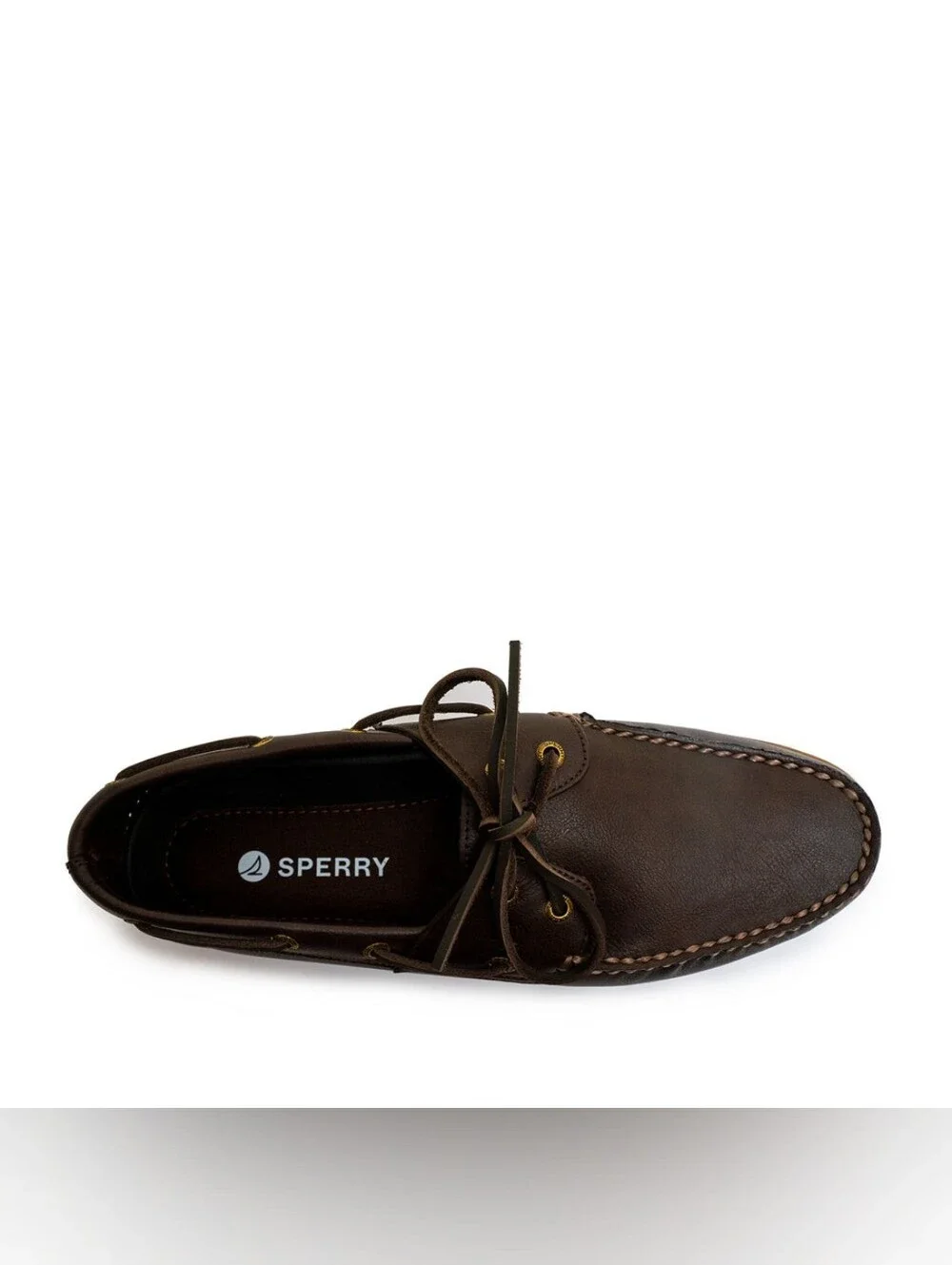 Sperry Leeward 2 Eye Boat Shoes Topsider Leather Shoes Amaretto